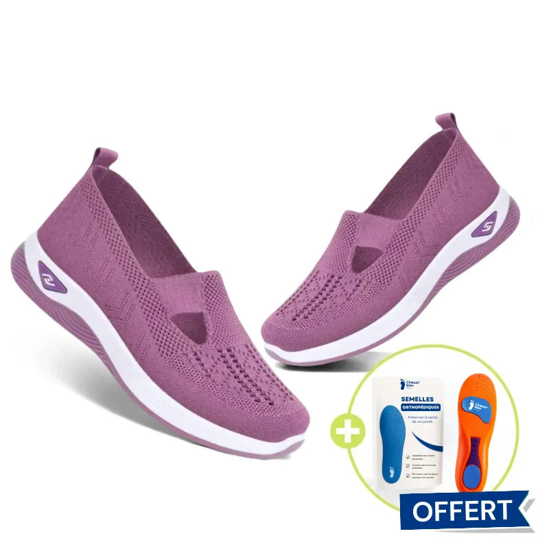 ErgoStepia™ - Baskets à confort orthopédique pour femme