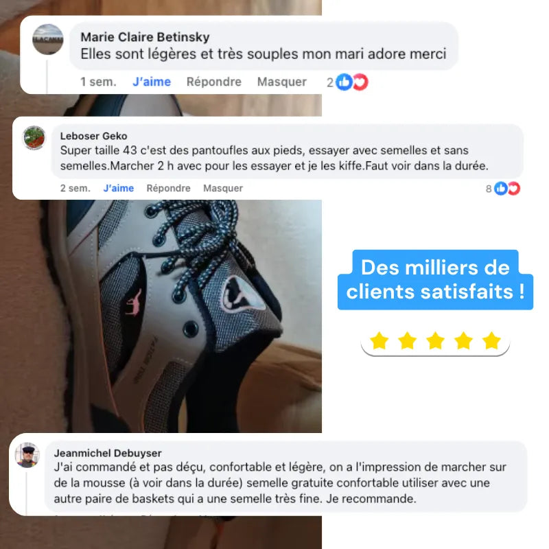 FationTrip - Chaussures basses de randonnée homme