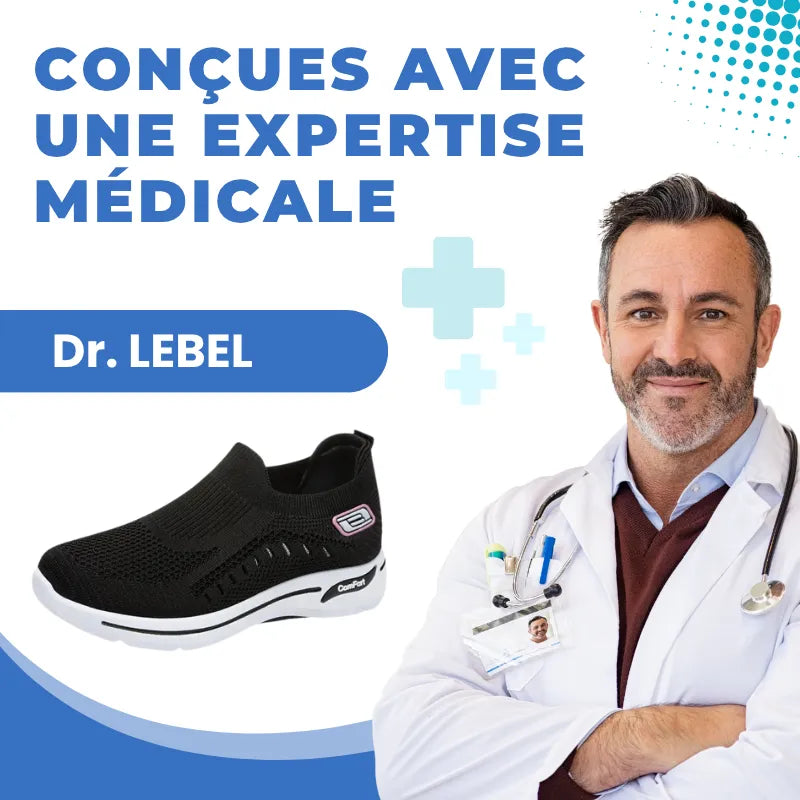 ErgoComfort+™ - Baskets à confort orthopédique pour femme