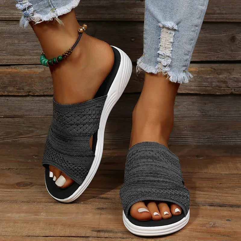 OrthoFeet™- Sandales compensées à confort orthopédique