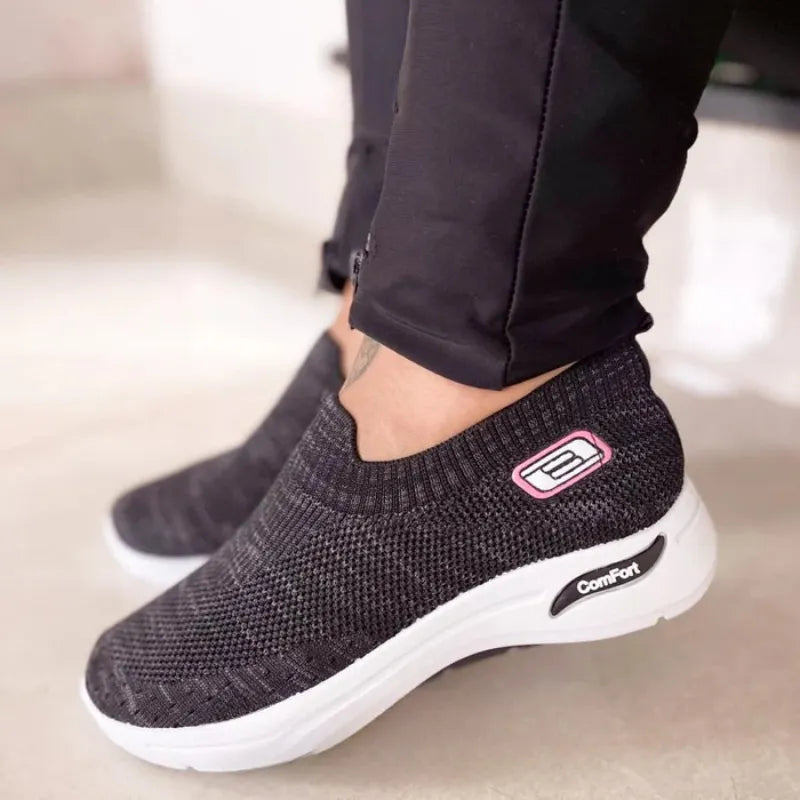 ErgoComfort+ - Baskets en mesh avec soutien renforcé au talon