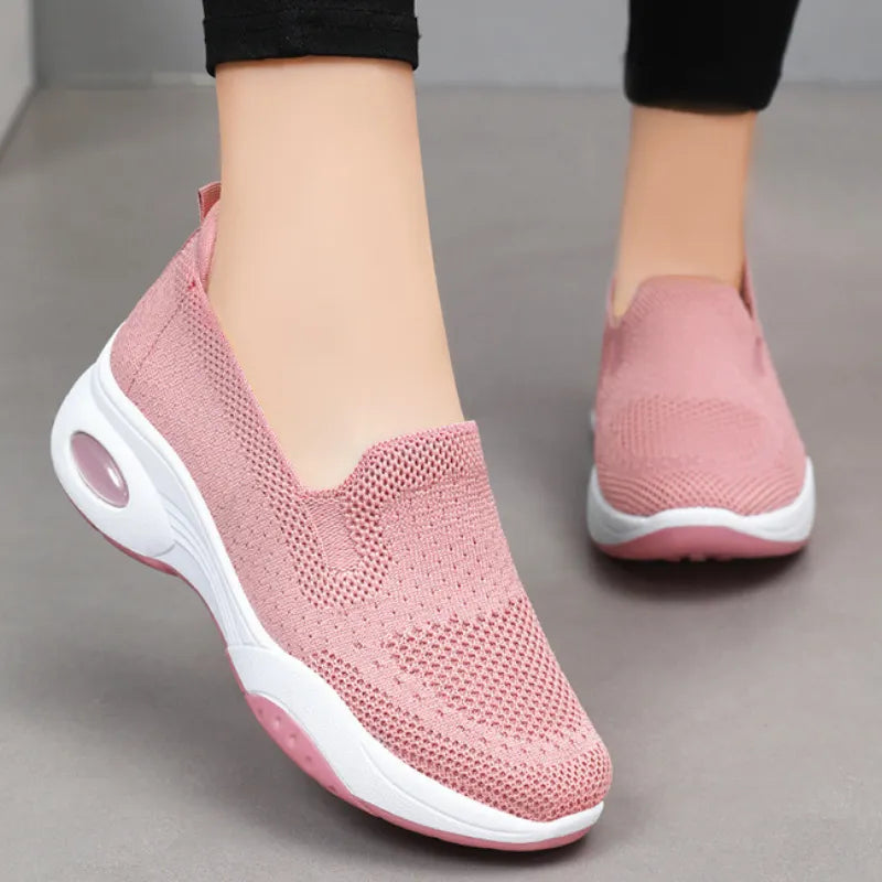 OrthoAir - Baskets légères à bulles d’air avec talon renforcé