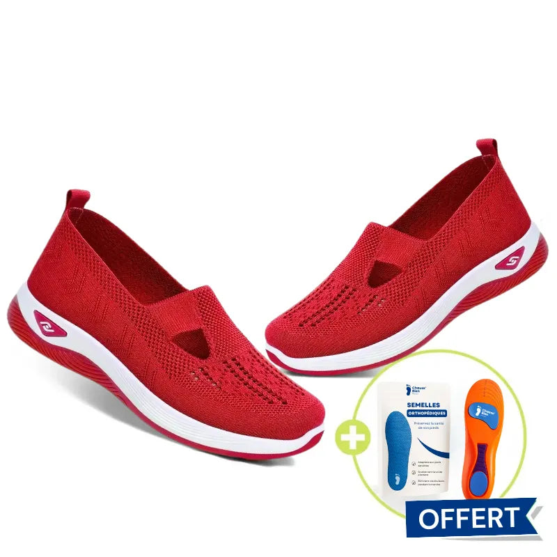 ErgoStepia™ - Baskets à confort orthopédique pour femme