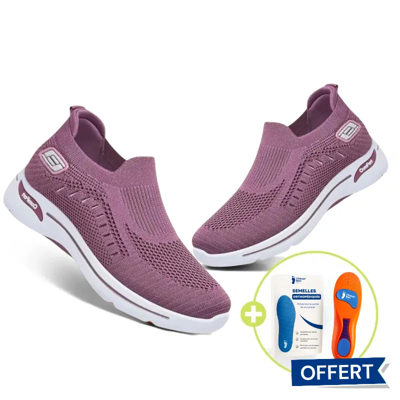 ErgoComfort+ - Baskets en mesh avec soutien renforcé au talon