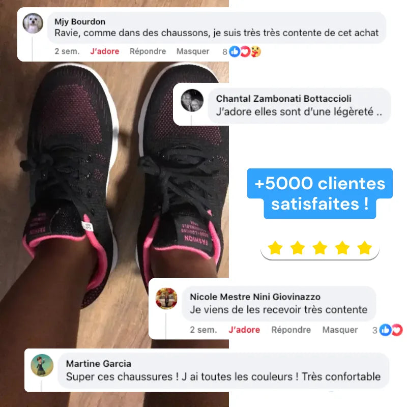 ErgoBoost - Baskets confort pour marche active