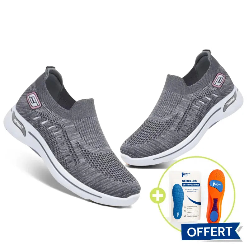 ErgoComfort+ - Baskets en mesh avec soutien renforcé au talon