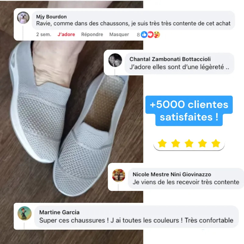 Ergofit+ - Baskets en mesh confort