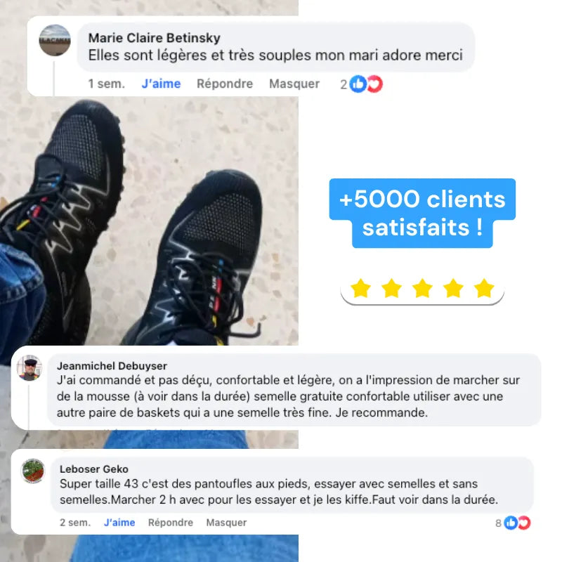 OrthoSpeed™ - Chaussures de marche à confort orthopédique pour homme