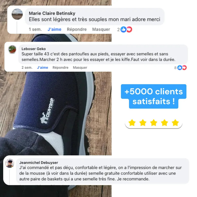 OrthoSport+™ - Chaussures de marche à confort orthopédique