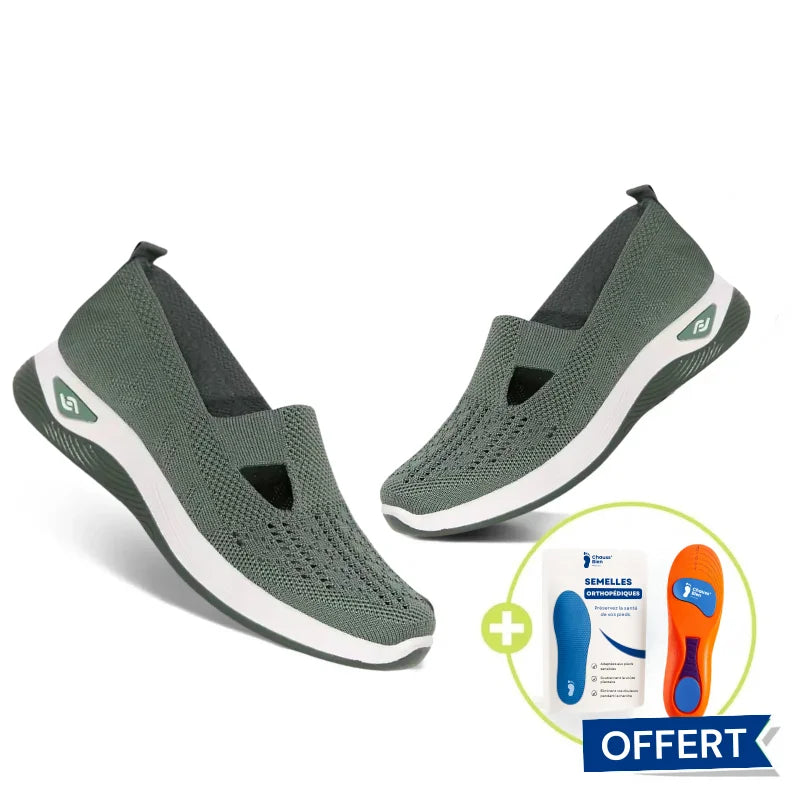 ErgoStepia™ - Baskets à confort orthopédique pour femme