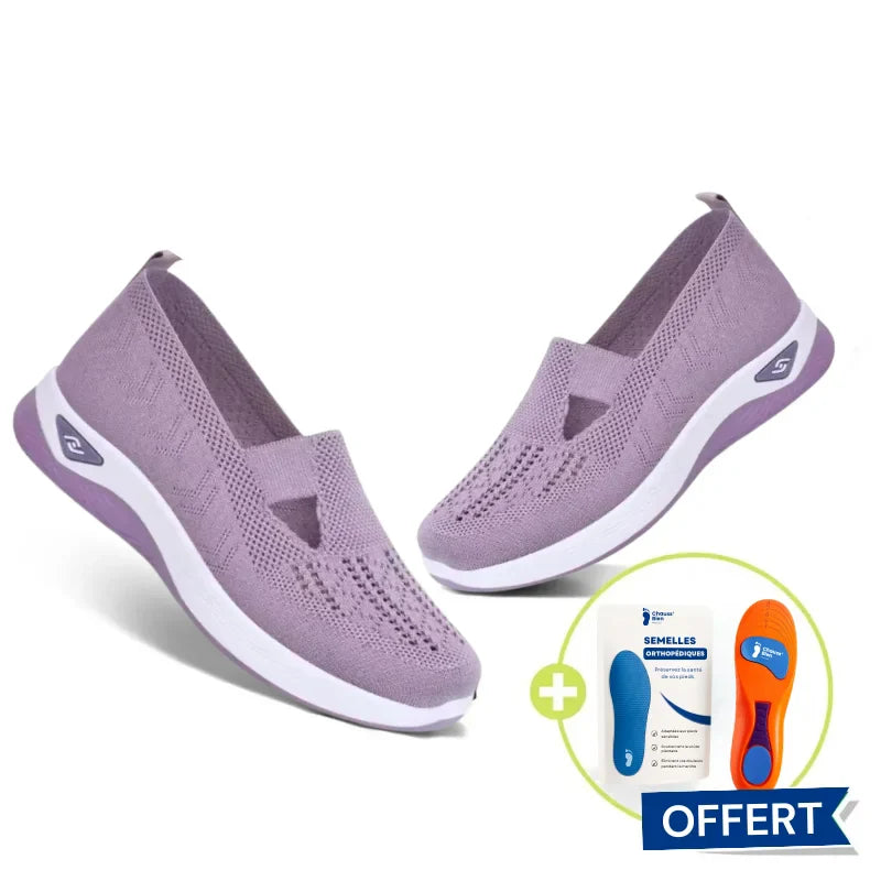 ErgoStepia™ - Baskets à confort orthopédique pour femme